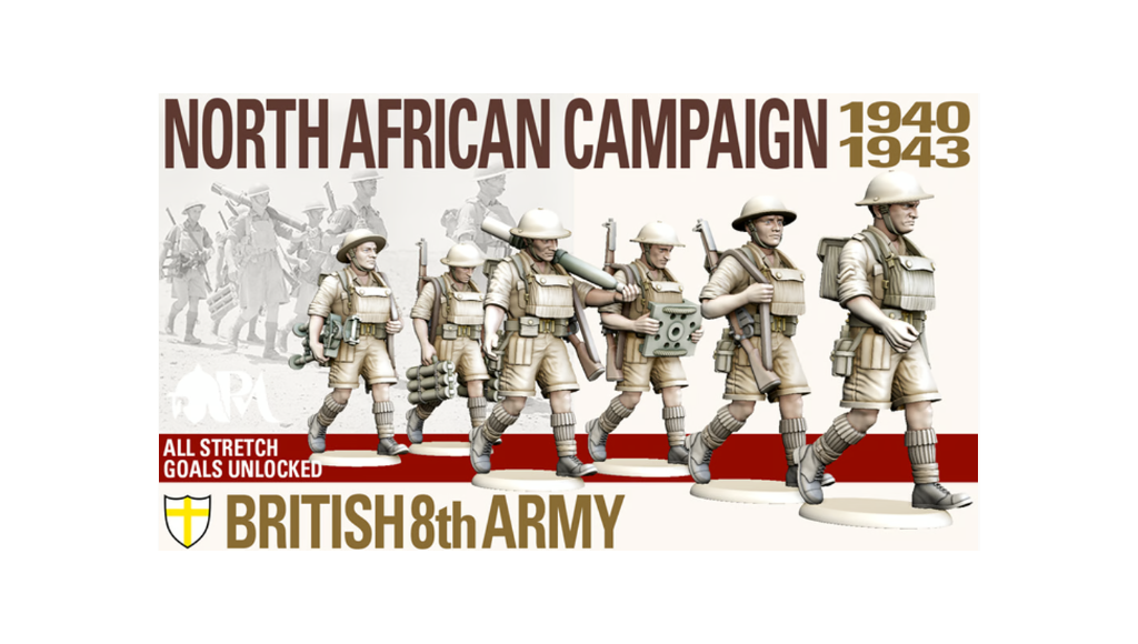 The North African Campaign, British 8th Army & Commonwealth