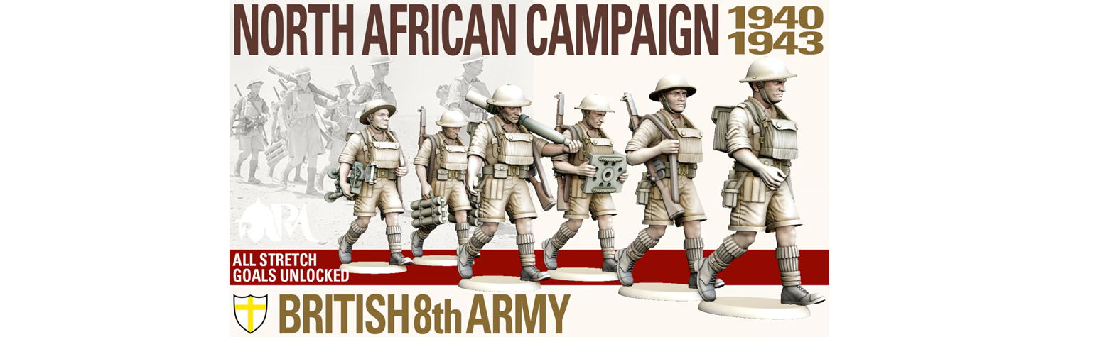 The North African Campaign, British 8th Army & Commonwealth